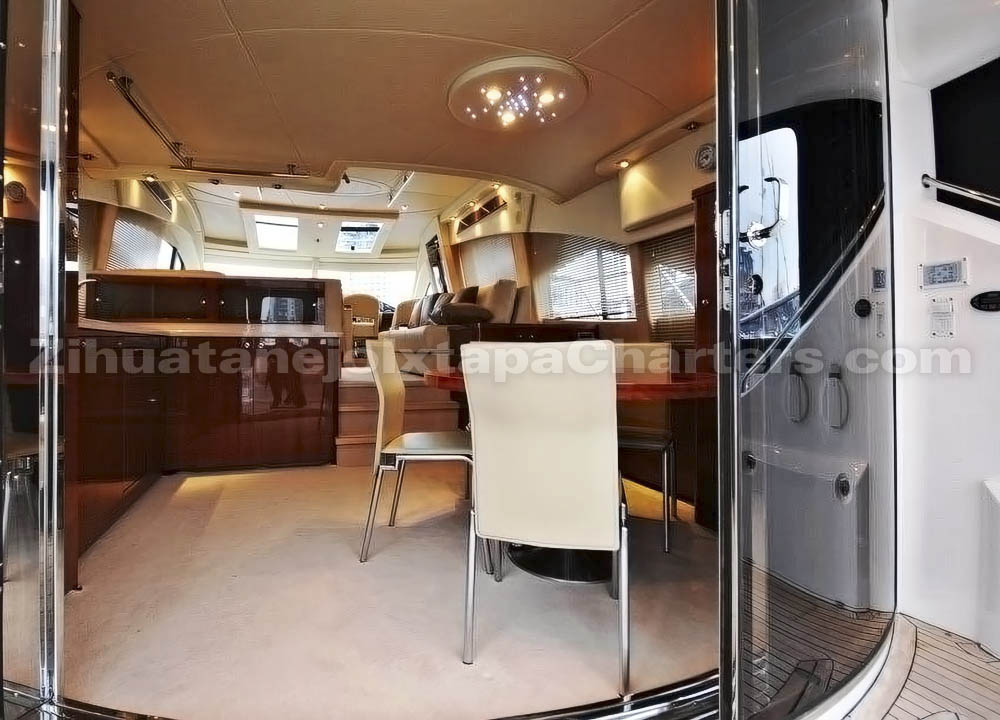 Curved glass door entrance